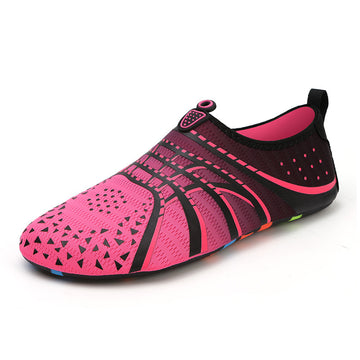 Barefoot Water Shoes Black Rose Red